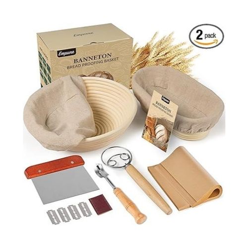 Empune Banneton Bread Proofing Basket Set