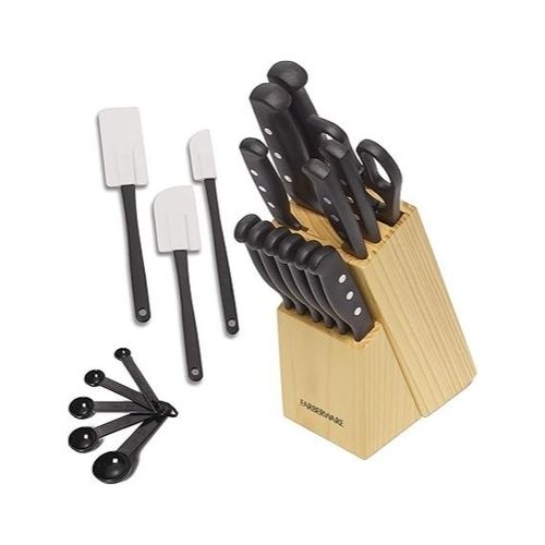 Farberware 22-Piece Stainless Steel Knife Set