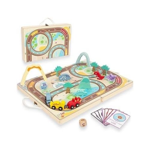 Wooden Train Set Toy