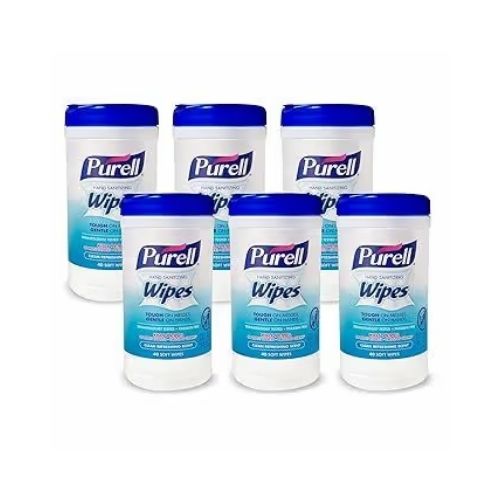Pack of 6 Purell Hand Sanitizing Wipes