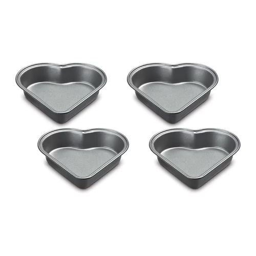Cuisinart 4-Pc Mini Heart Pan Set