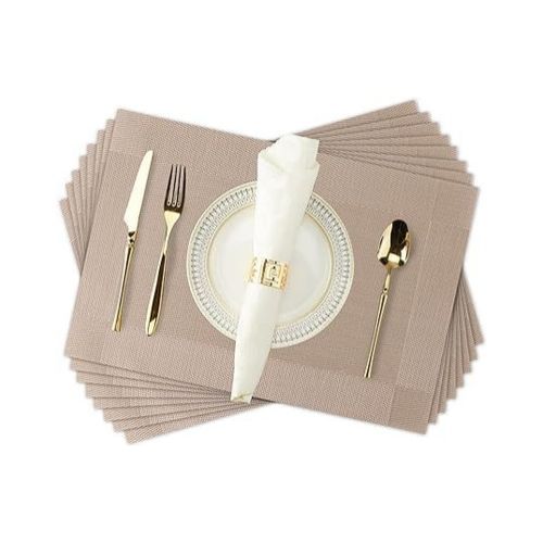 Set of 6 Silver Grey Placemats