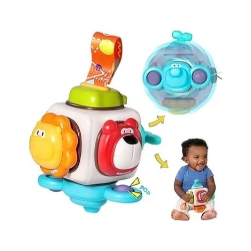 Sensory Activity Animals Cube Toy