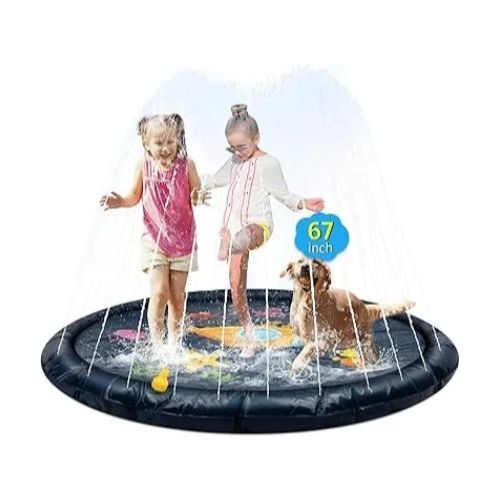 67 inch Non-Slip Splash Pad for Kids