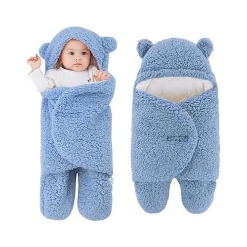 Baby Swaddle Blanket Bear Plush