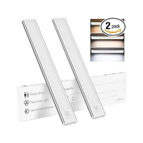 2-Pack Motion Sensor Under Cabinet Lights