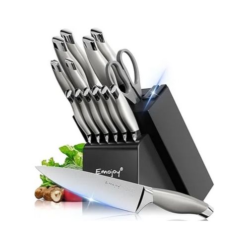 15 Pieces Knife Set with Block