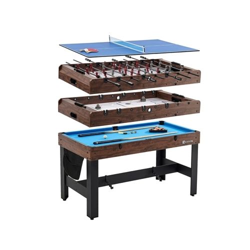 54-Inch 4-in-1 Multi Game, Pool Table, Table Tennis Pong Table, Air Hockey, Foosball