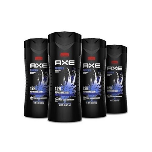 4 Bottles Of Men’s AXE Phoenix Mint & Rosemary Body Wash