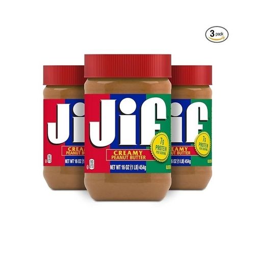 Pack of 3 Jif Creamy Peanut Butter