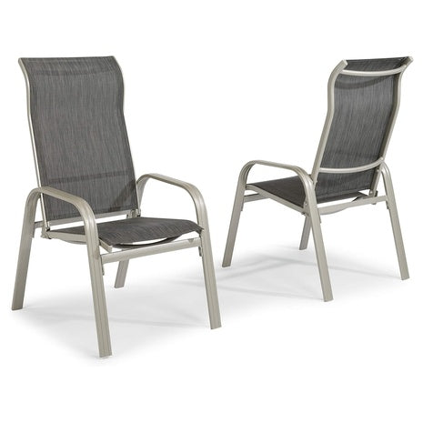 2 Homestyles Captiva Gray Outdoor Chairs