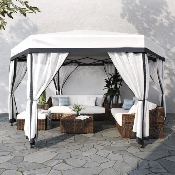 11 Ft. W x 11 Ft. D Steel Pop-Up Gazebo