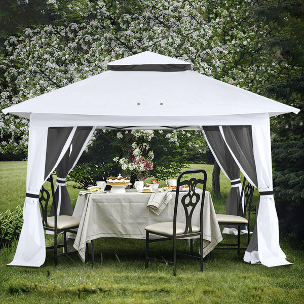 ABC Canopy 13 Ft. W x 13 Ft. D Steel Patio Gazebo