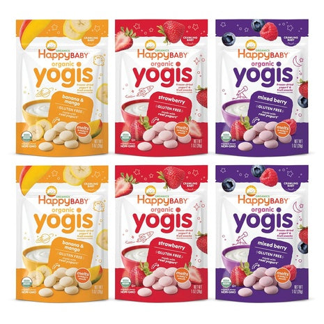 6-Pack Organic Yogurt & Fruit Baby Snacks
