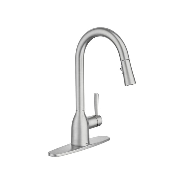 Moen Adler Spot Resist Stainless One-Handle High Arc Kitchen Sink Faucet