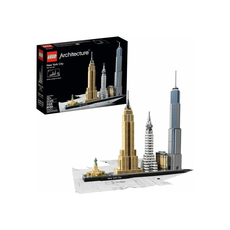 598 Pieces LEGO Architecture Build It Yourself New York Skyline Model Kit