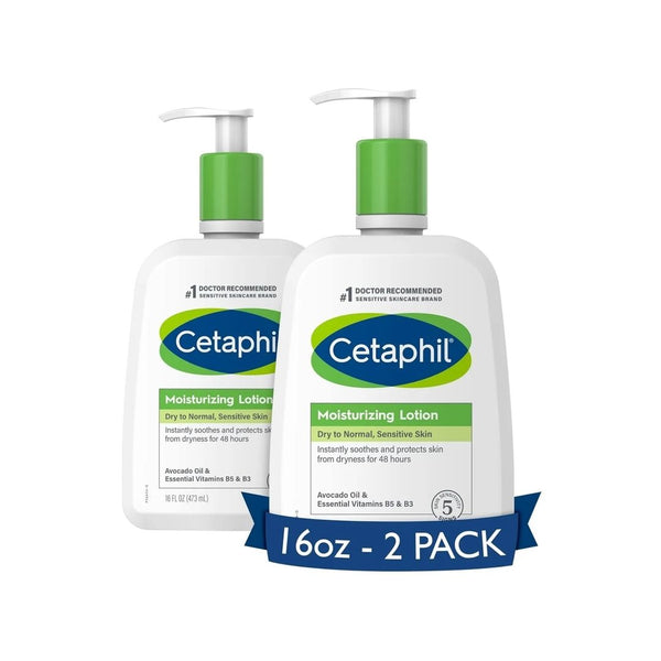 2 Bottles of Cetaphil Face & Body Moisturizing Lotion