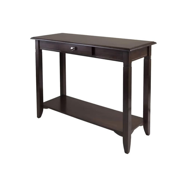 Wood Console Table With Drawer