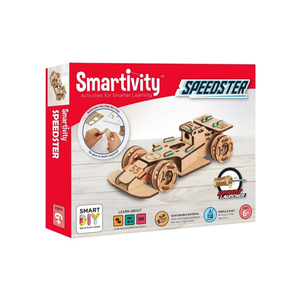 Smartivity Speedster 3D Wooden Model Engineering STEM Learning Toy for Kids