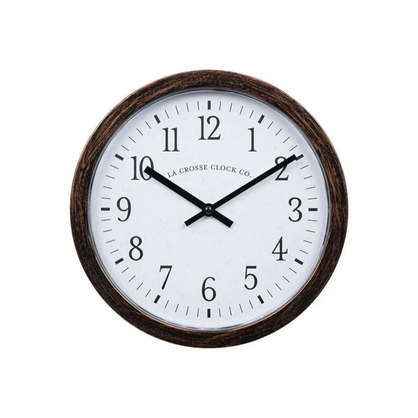 La Crosse Clock Quartz Analog Wall Clock with Hidden Compartment And $0.70 Amazon Credit