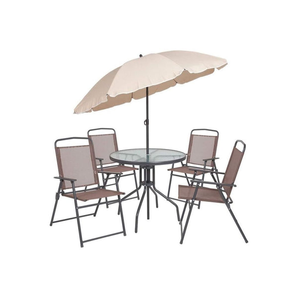 Flash Furniture Nantucket 6-Piece Patio Dining Set