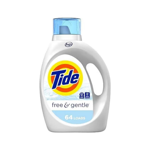 64 Loads Tide Free & Gentle, Liquid Laundry Detergent