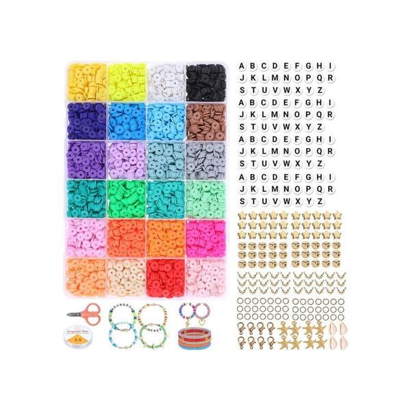 6200-Pc Clay Beads for Bracelet Making