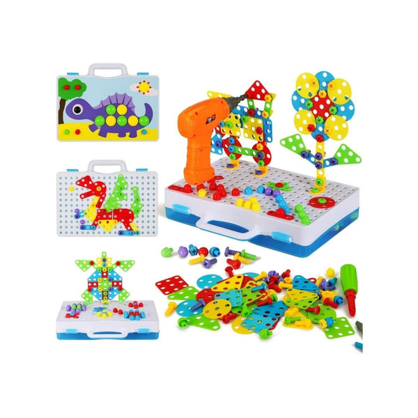 224 Pcs Kid's Mosaic Drill Set