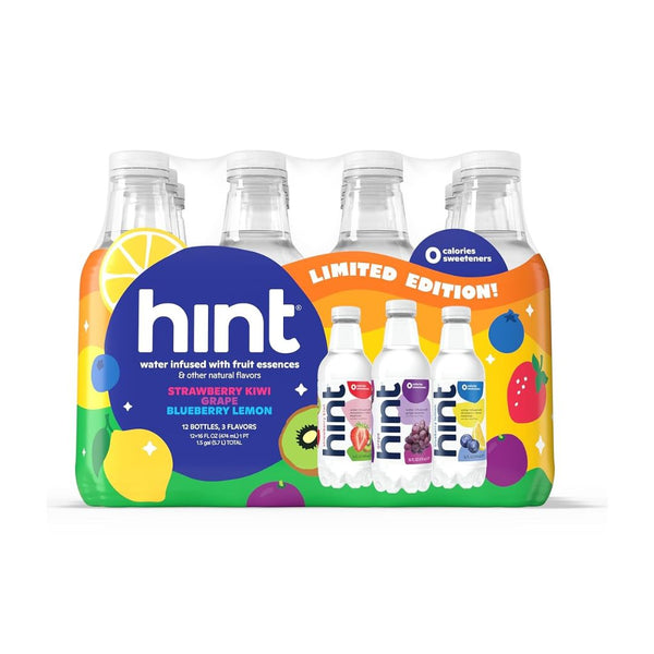 12 Bottles Of Hint Water Summer Variety Pack
