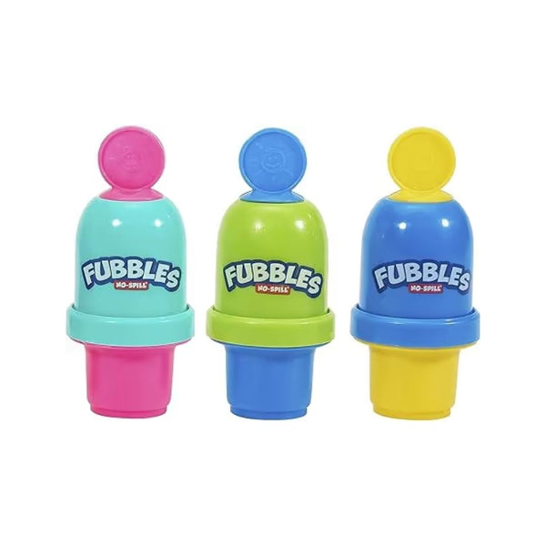 Pack of 3 Fubbles Bubbles No-Spill Bubble Tumbler