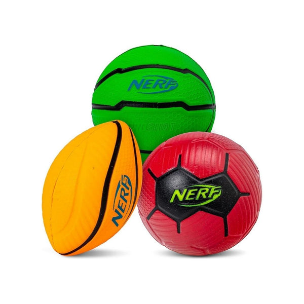 3-Piece NERF Micro Foam Sports Ball Set