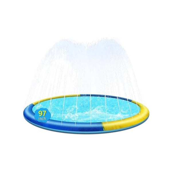 97-Inch Non-Slip Splash Pad Sprinkler Pool