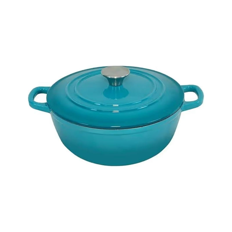 5-Qt Cast Iron Dutch Oven Pot with Lid