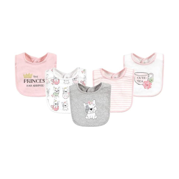 5-Pack Hudson Baby Unisex BabyCotton Bibs