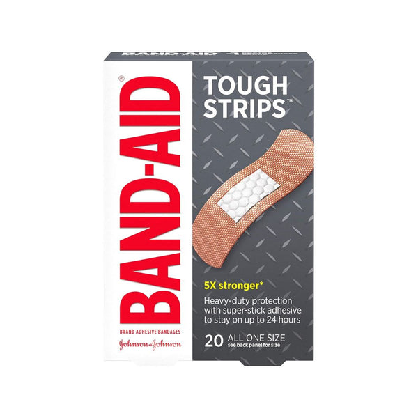 20-Count Band-Aid Brand Tough Strips Adhesive Bandage