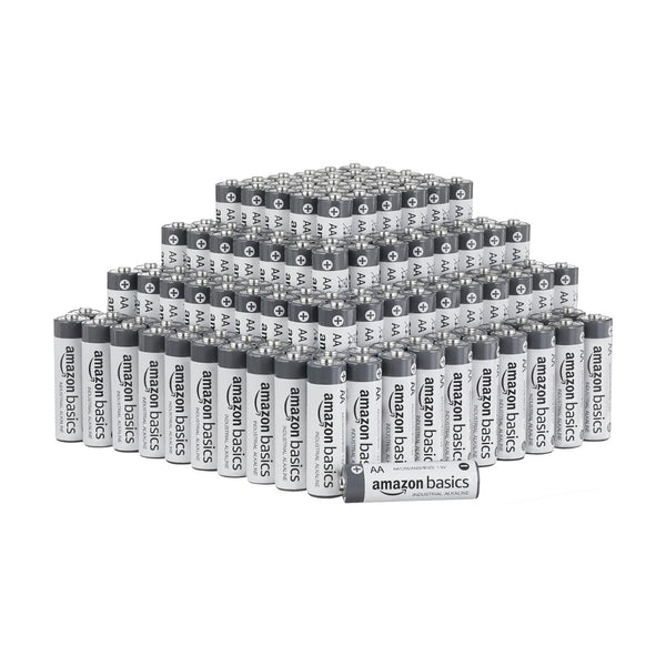 200-Pack AA Alkaline Industrial Batteries