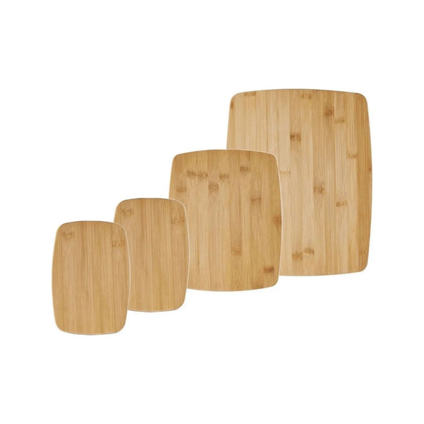 Farberware 4-Piece Reversible Bamboo Cutting And Charcuterie Board Set