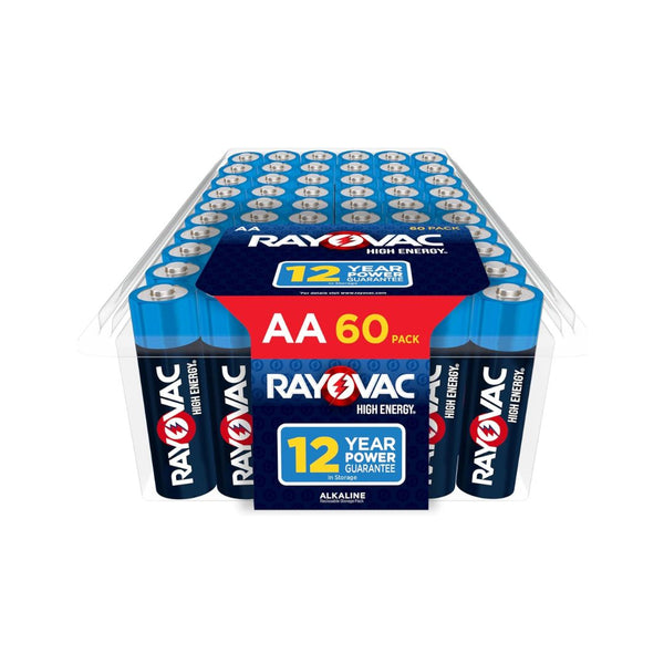 60-Count Rayovac AA Batteries