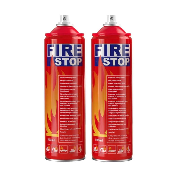 2-Pack Fire Extinguisher with Mounting Bracket