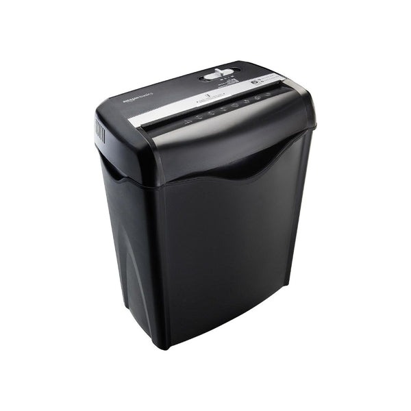 Amazon Basics 6-Sheet Cross-Cut Paper and Credit Card Shredder