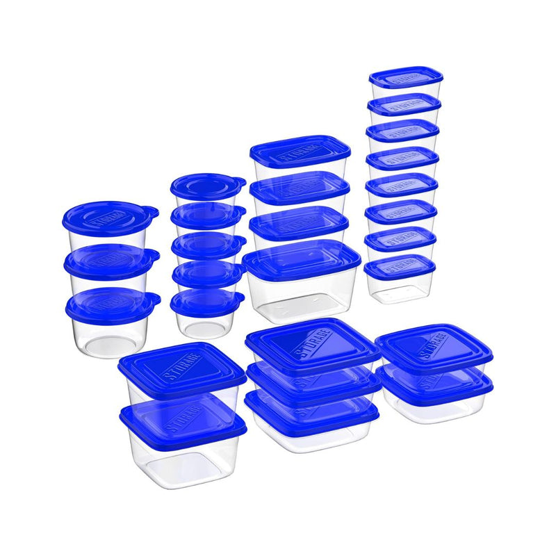 54-Piece Food Storage Container Set with Air Tight Lids