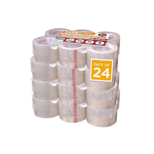 24 Rolls of Clear Packing Tape
