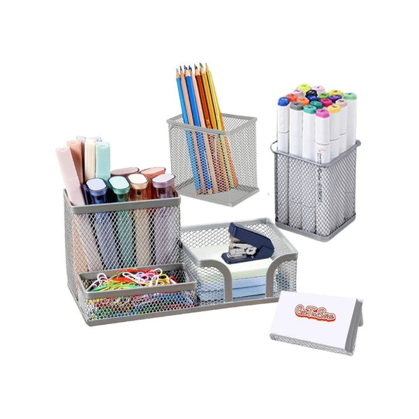 4-Pc Mesh Desk Organizer Set