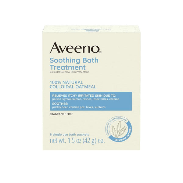 8-Count Aveeno Fragrance Free Soothing Bath Treatment