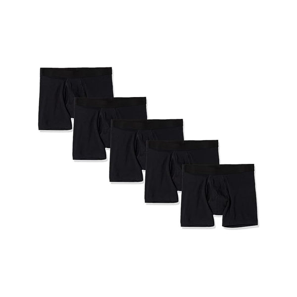 5 Amazon Essentials Men’s Cotton Jersey Boxer Briefs