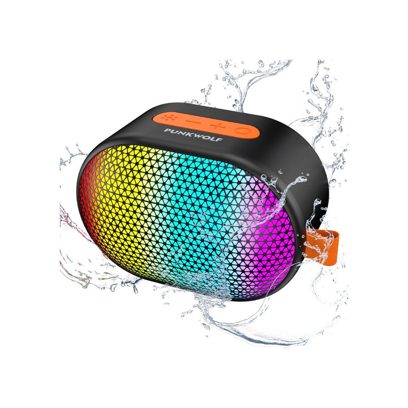 Portable Waterproof Bluetooth Speaker with Lights