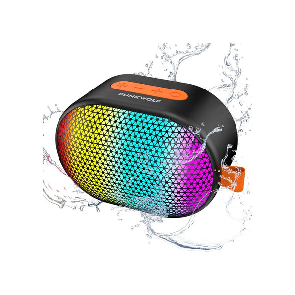 Portable Waterproof Bluetooth Speaker with Lights