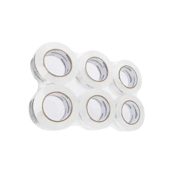 6 Rolls Of Amazon Basics 109 Yards Packing Tape