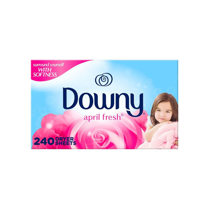 240 Downy Dryer Sheets Laundry Fabric Softener, April Fresh + $0.90 Amazon Credit