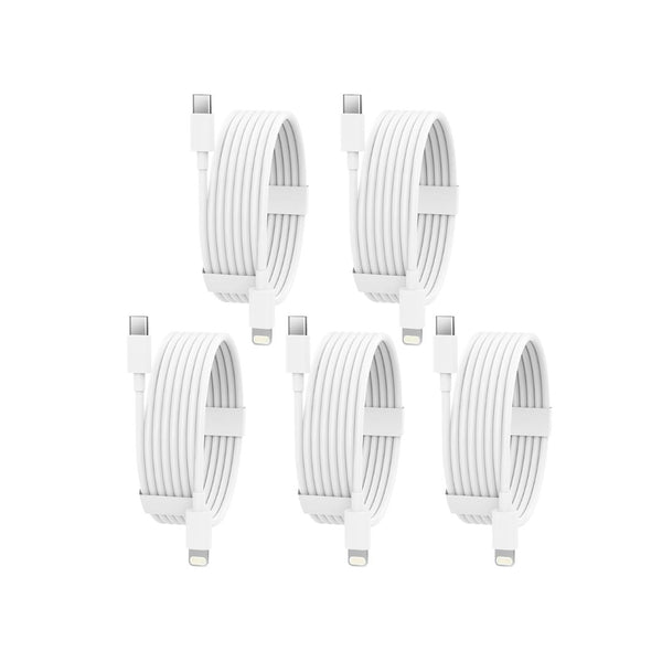 5-Pack iPhone Lightning Cables